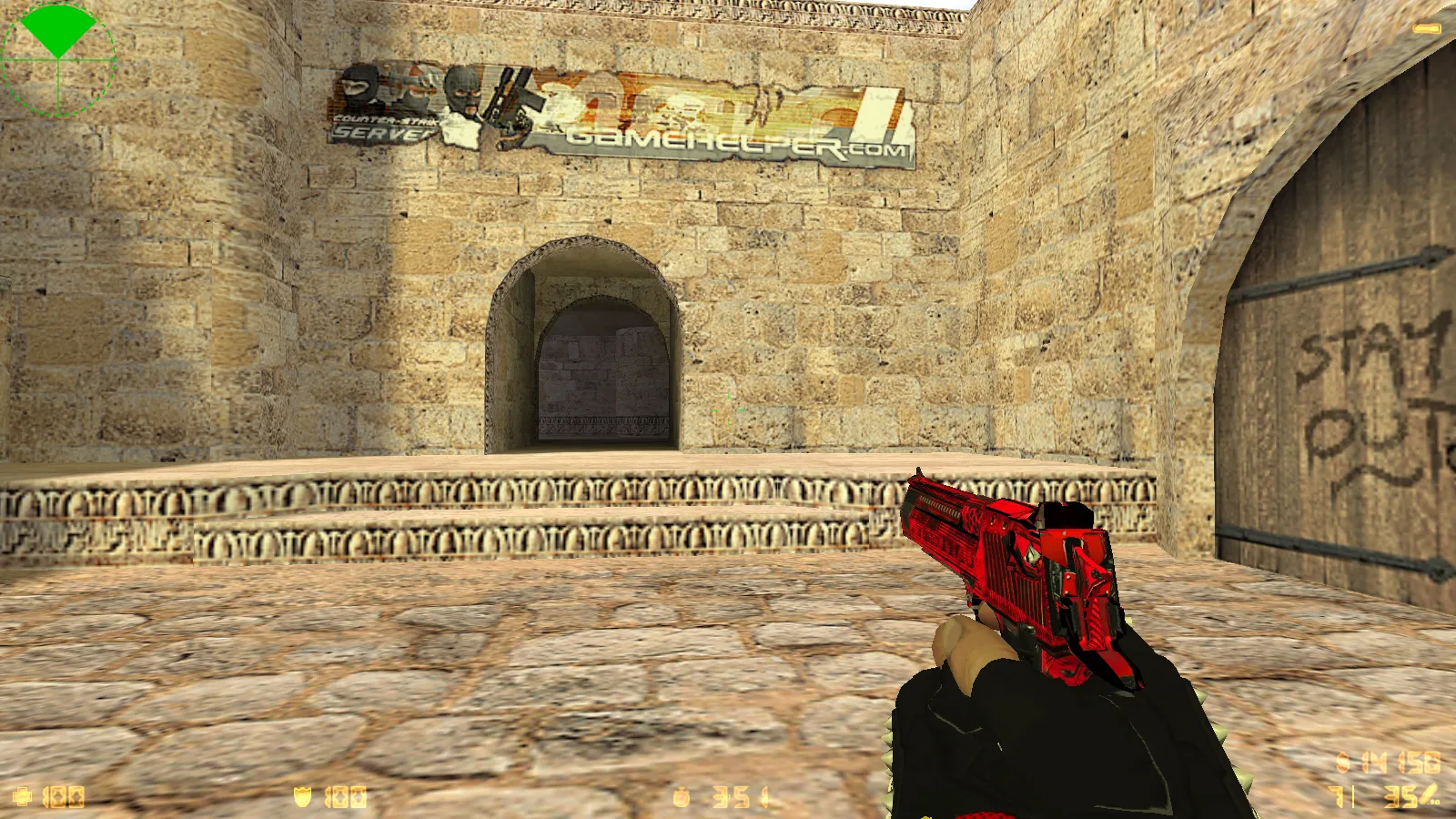 Скриншот  CS 1.6 Cool HD: 10 обновлений, 30 скинов оружия, звуки и меню в HD стиле