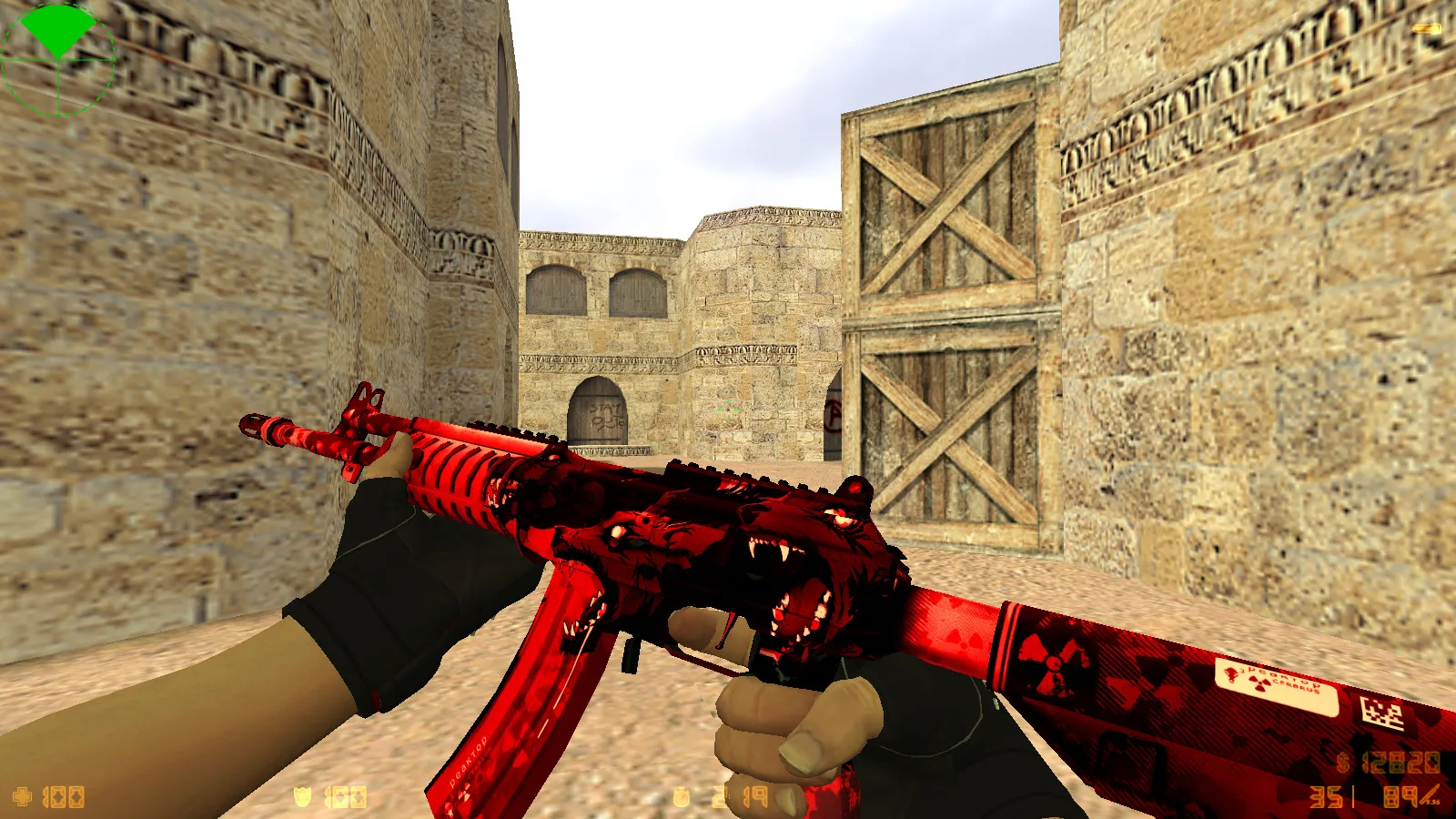 Скриншот  CS 1.6 Cool HD: 10 обновлений, 30 скинов оружия, звуки и меню в HD стиле