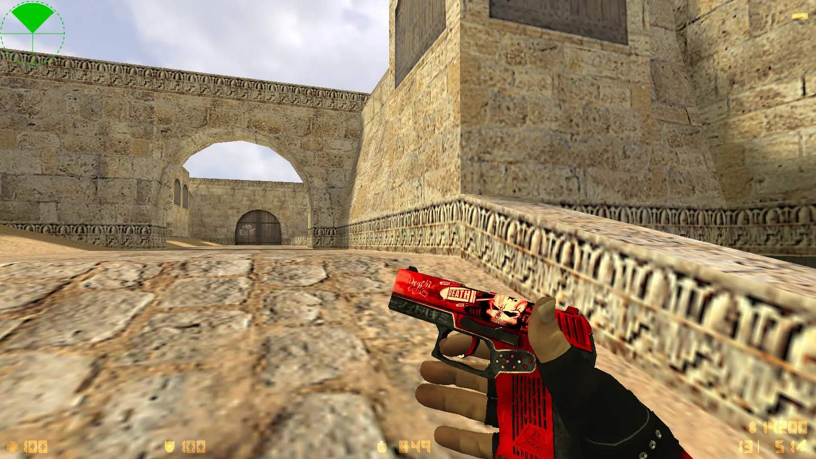 Скриншот  CS 1.6 Cool HD: 10 обновлений, 30 скинов оружия, звуки и меню в HD стиле