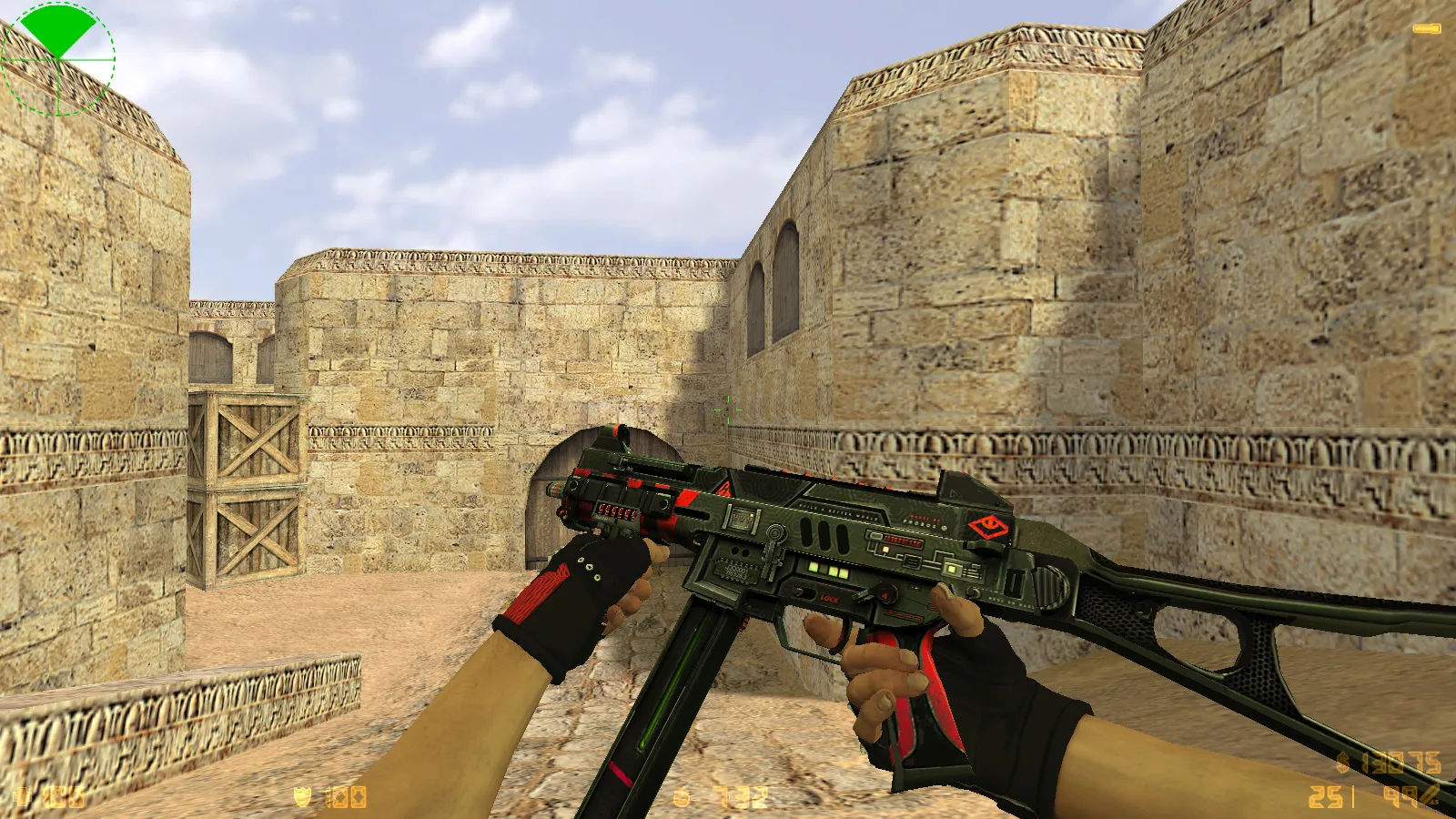 Скриншот  CS 1.6 Cool HD: 10 обновлений, 30 скинов оружия, звуки и меню в HD стиле