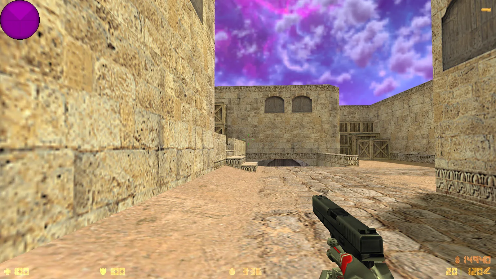 Скриншот  CS 1.6 от CRONNN: сборка с 10 обновками, скины, тема меню, звуки, музыка, оптимизированный config.cfg