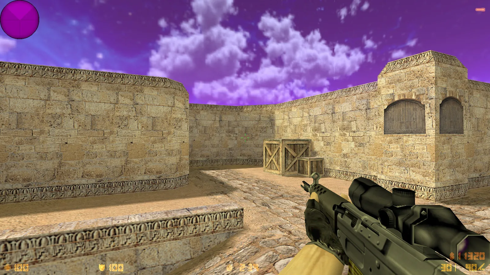 Скриншот  CS 1.6 от CRONNN: сборка с 10 обновками, скины, тема меню, звуки, музыка, оптимизированный config.cfg