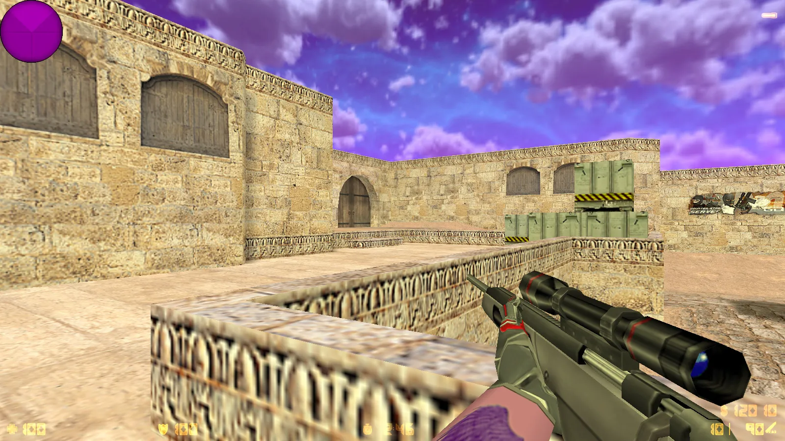 Скриншот  CS 1.6 от CRONNN: сборка с 10 обновками, скины, тема меню, звуки, музыка, оптимизированный config.cfg