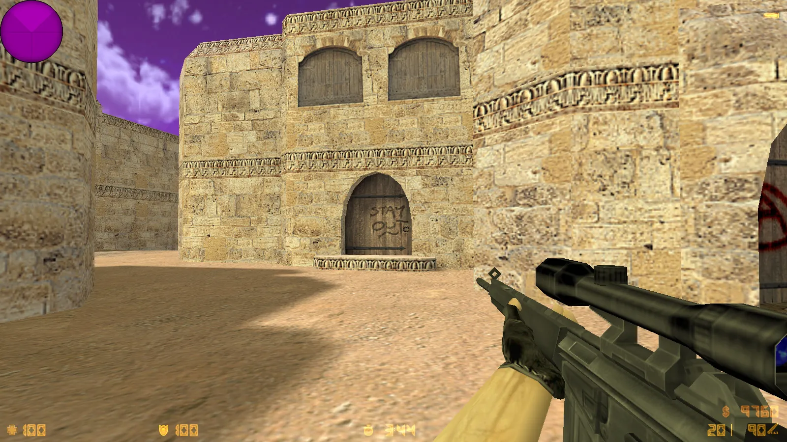 Скриншот  CS 1.6 от CRONNN: сборка с 10 обновками, скины, тема меню, звуки, музыка, оптимизированный config.cfg