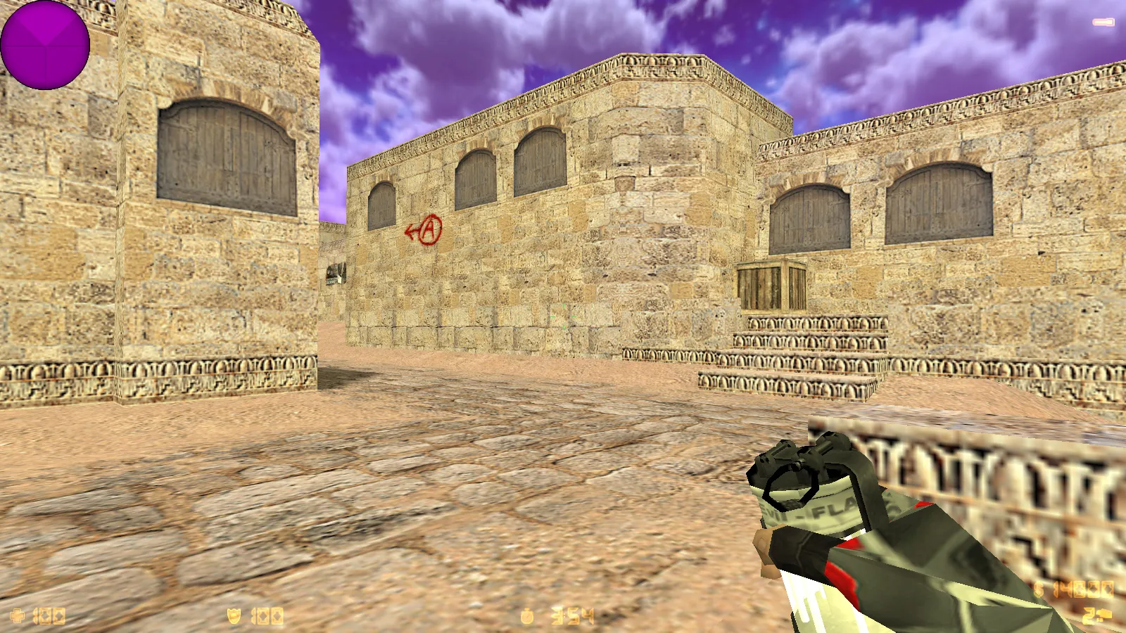 Скриншот  CS 1.6 от CRONNN: сборка с 10 обновками, скины, тема меню, звуки, музыка, оптимизированный config.cfg