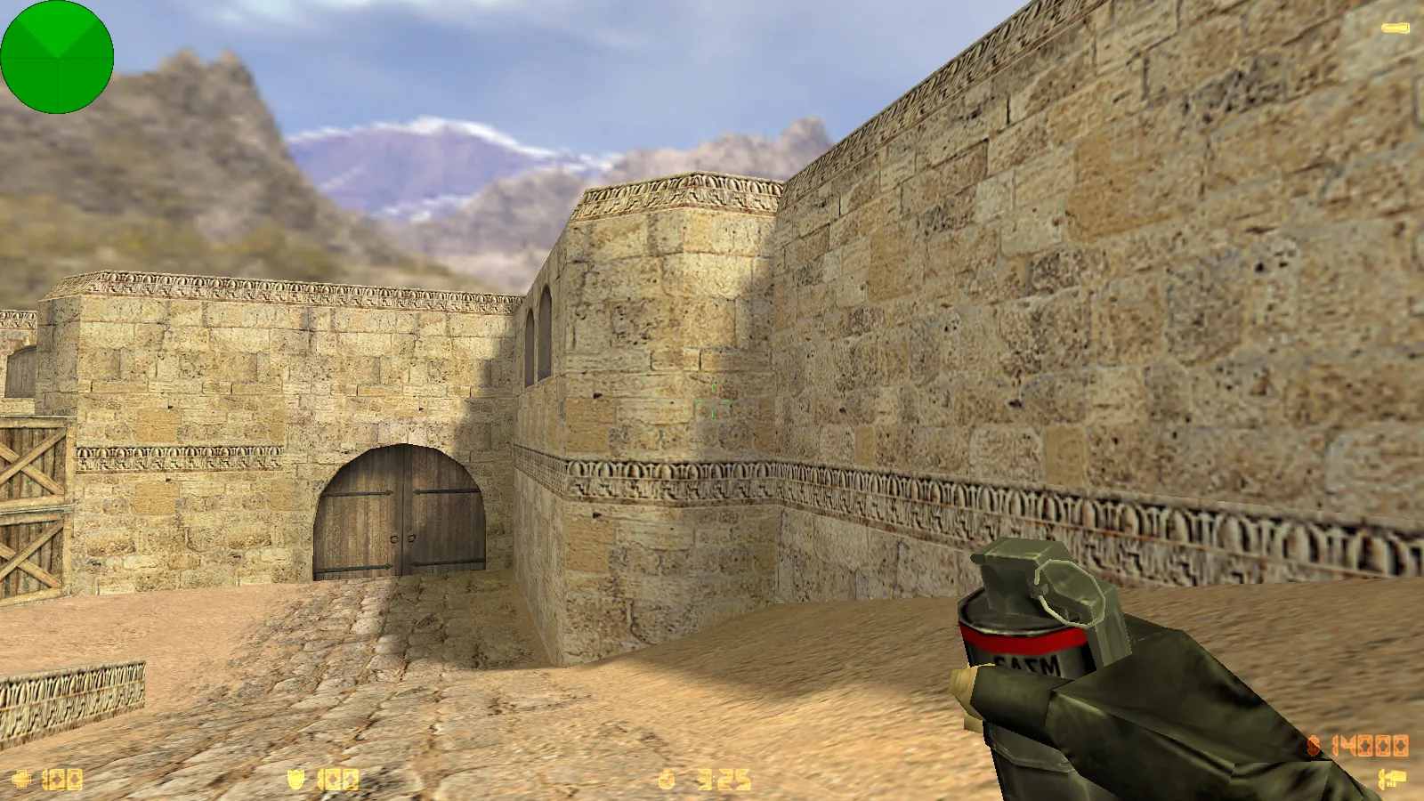 Скриншот  CS 1.6 Crysis — тематическая сборка с 8 новинками: оружие из Crysis, красный/синий герой, черное меню, оптимизированный конфиг