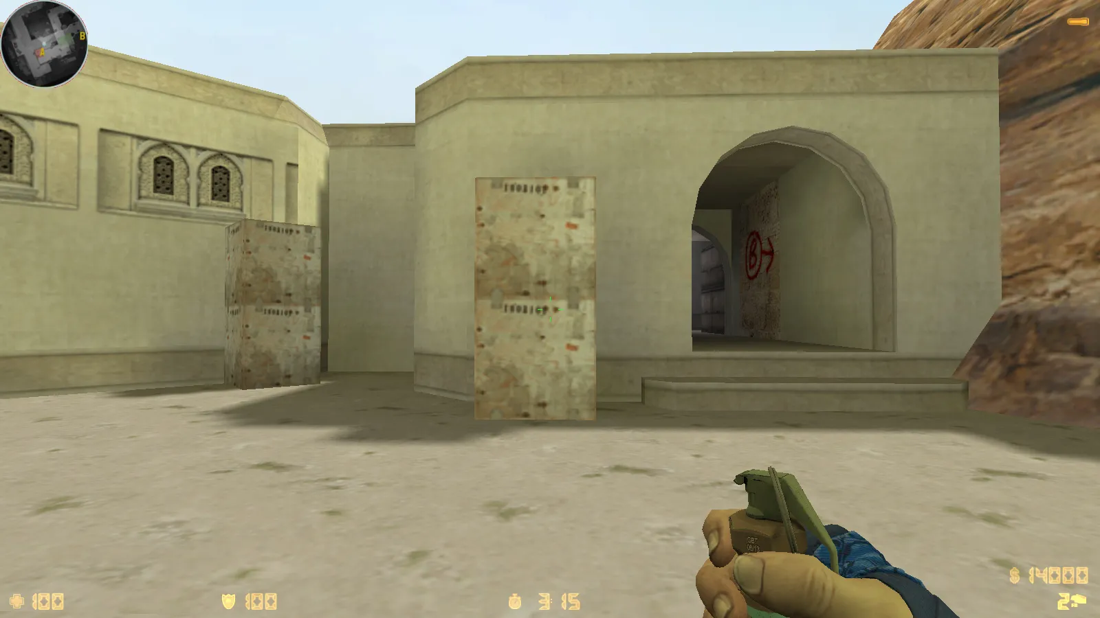 Скриншот  CS 1.6 Danger Zone — скины, графика и оптимизированный конфиг: 30 оружейных скинов, звуки, меню и прицел