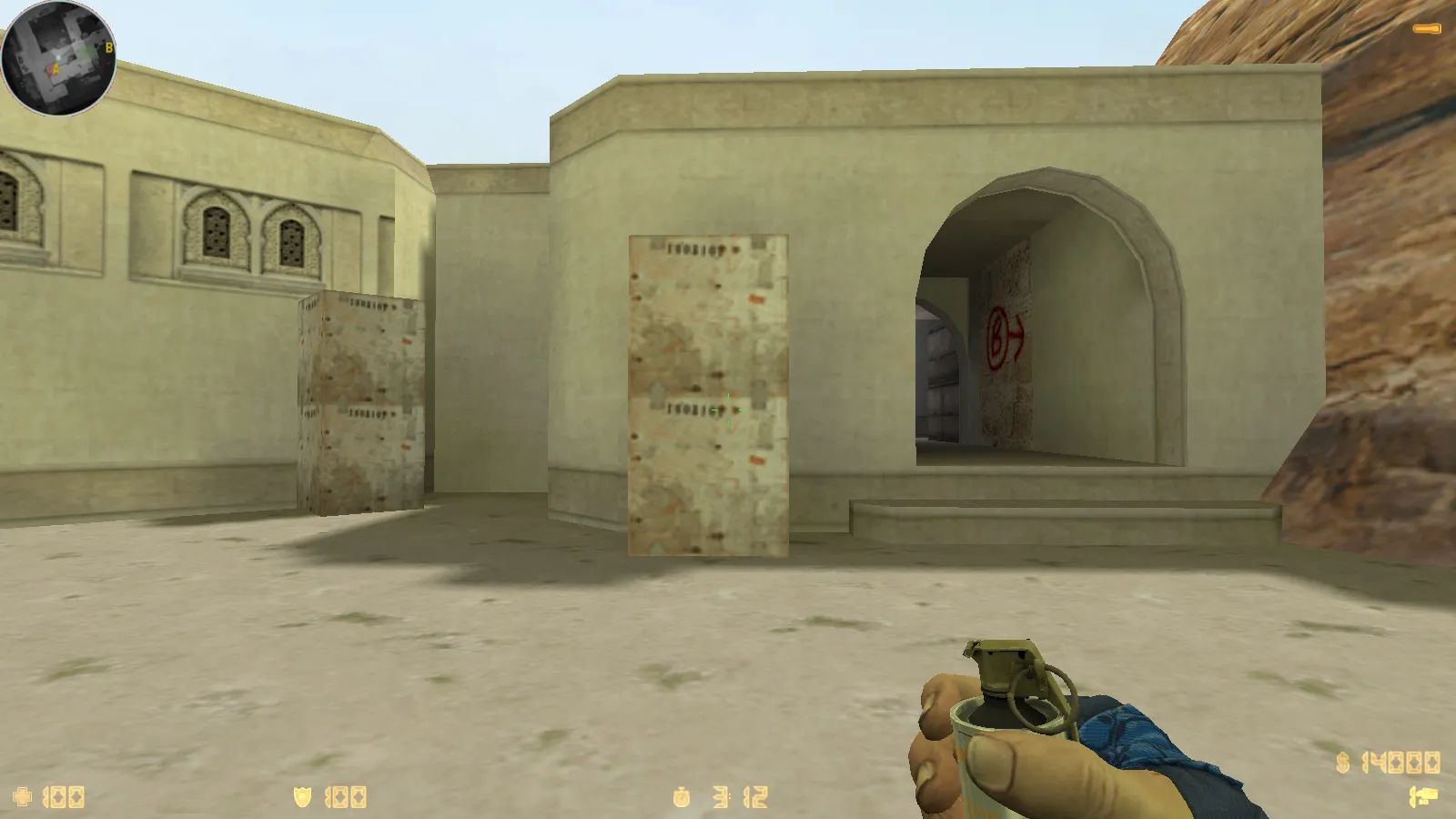 Скриншот  CS 1.6 Danger Zone — скины, графика и оптимизированный конфиг: 30 оружейных скинов, звуки, меню и прицел