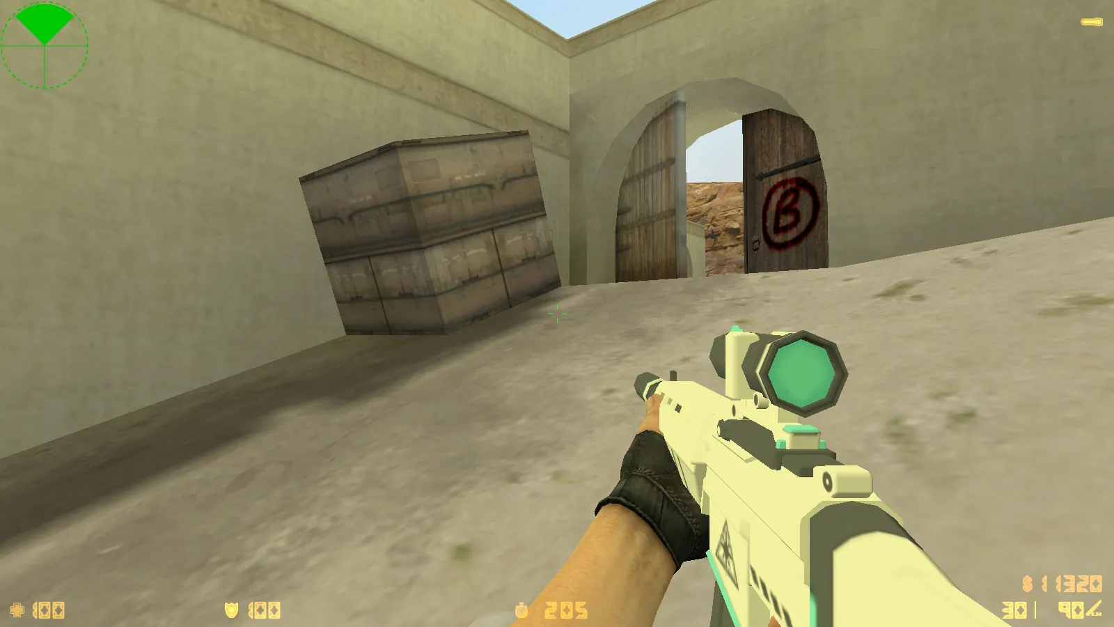 Скриншот  CS 1.6 Definitive: скины и графика, 10 нововведений, оптимизированный конфиг, меню и оружие v_/p_/w_