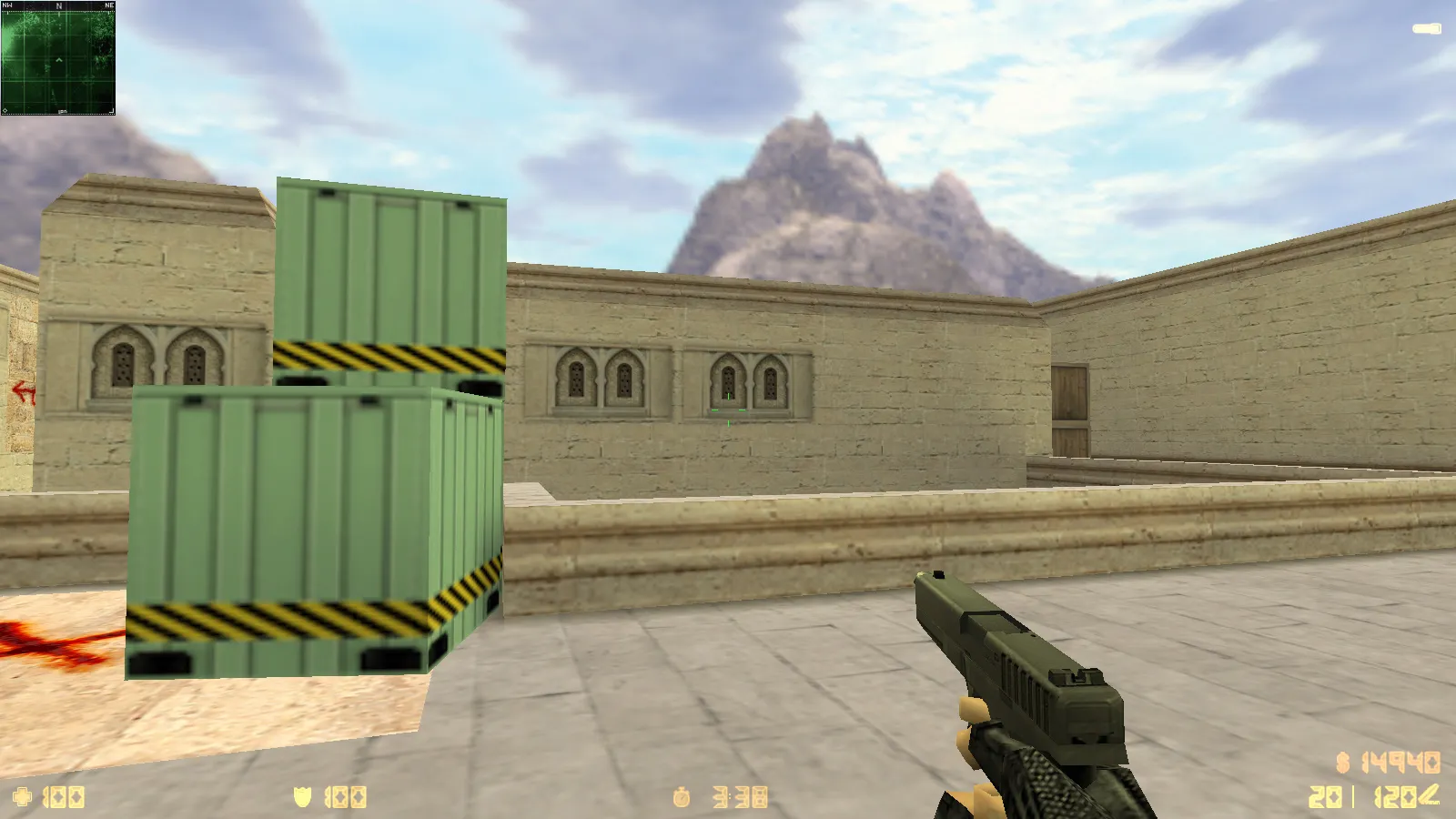 Скриншот  CS 1.6 Deluxe: скины и графика, 30 HD-моделей оружия, черное меню, обновленные звуки и оптимизированный конфиг