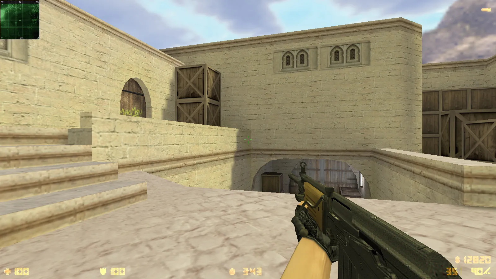 Скриншот  CS 1.6 Deluxe: скины и графика, 30 HD-моделей оружия, черное меню, обновленные звуки и оптимизированный конфиг