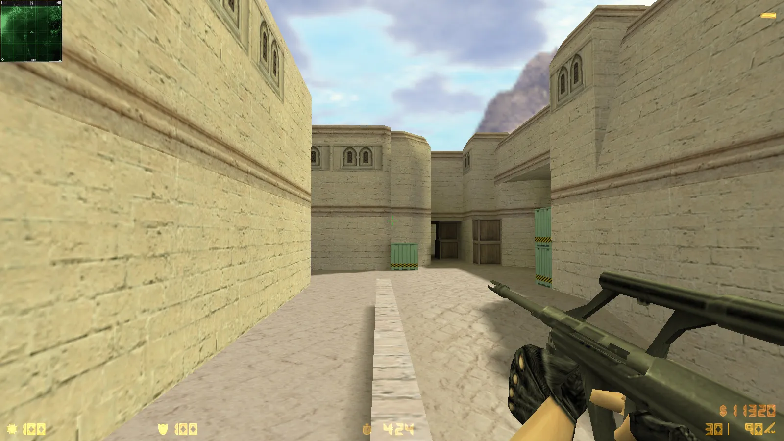 Скриншот  CS 1.6 Deluxe: скины и графика, 30 HD-моделей оружия, черное меню, обновленные звуки и оптимизированный конфиг