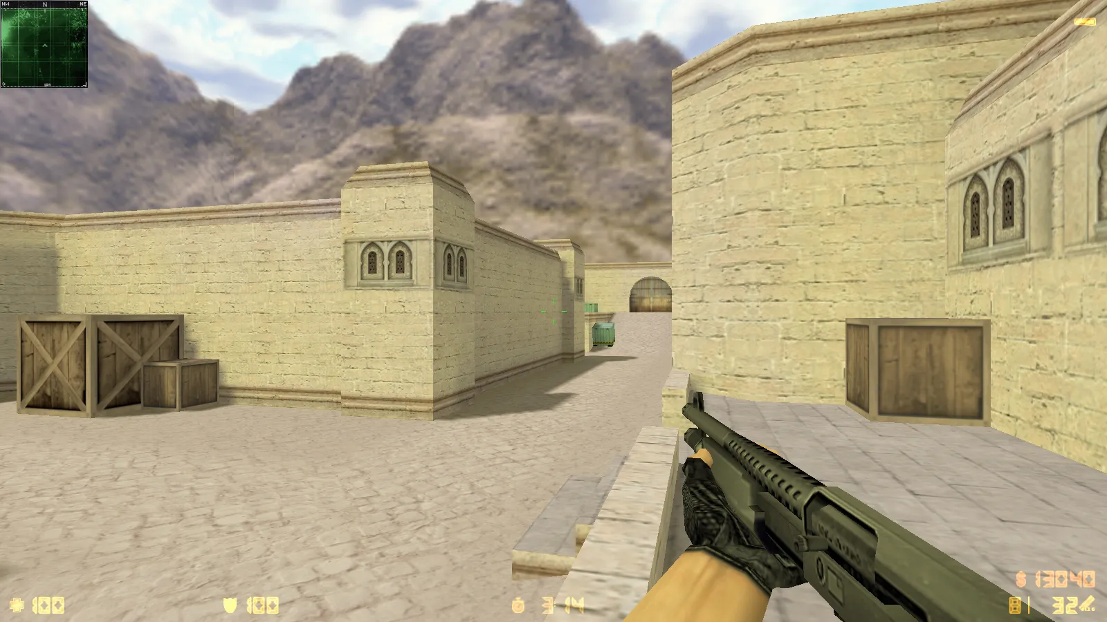 Скриншот  CS 1.6 Deluxe: скины и графика, 30 HD-моделей оружия, черное меню, обновленные звуки и оптимизированный конфиг