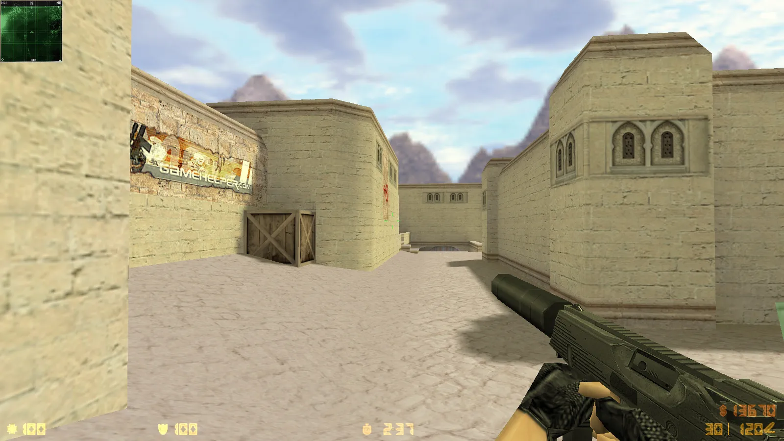 Скриншот  CS 1.6 Deluxe: скины и графика, 30 HD-моделей оружия, черное меню, обновленные звуки и оптимизированный конфиг