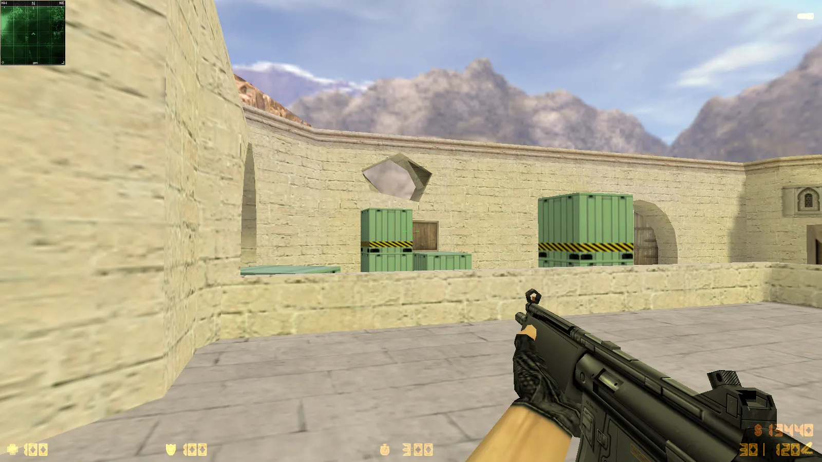 Скриншот  CS 1.6 Deluxe: скины и графика, 30 HD-моделей оружия, черное меню, обновленные звуки и оптимизированный конфиг