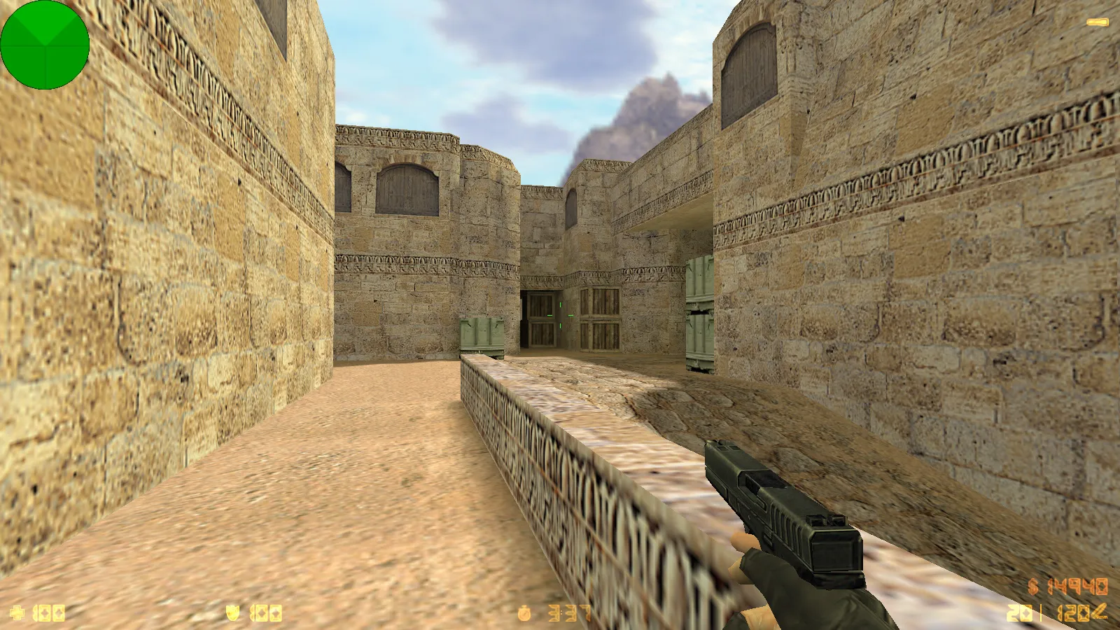 Скриншот  CS 1.6 от Demix: черное меню, новые перчатки и оптимизированный config.cfg