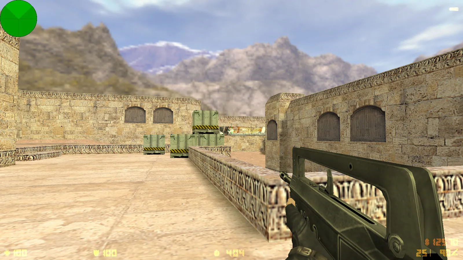 Скриншот  CS 1.6 от Demix: черное меню, новые перчатки и оптимизированный config.cfg