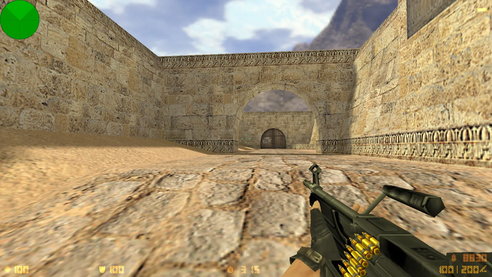 Скриншот  CS 1.6 от Demix: черное меню, новые перчатки и оптимизированный config.cfg