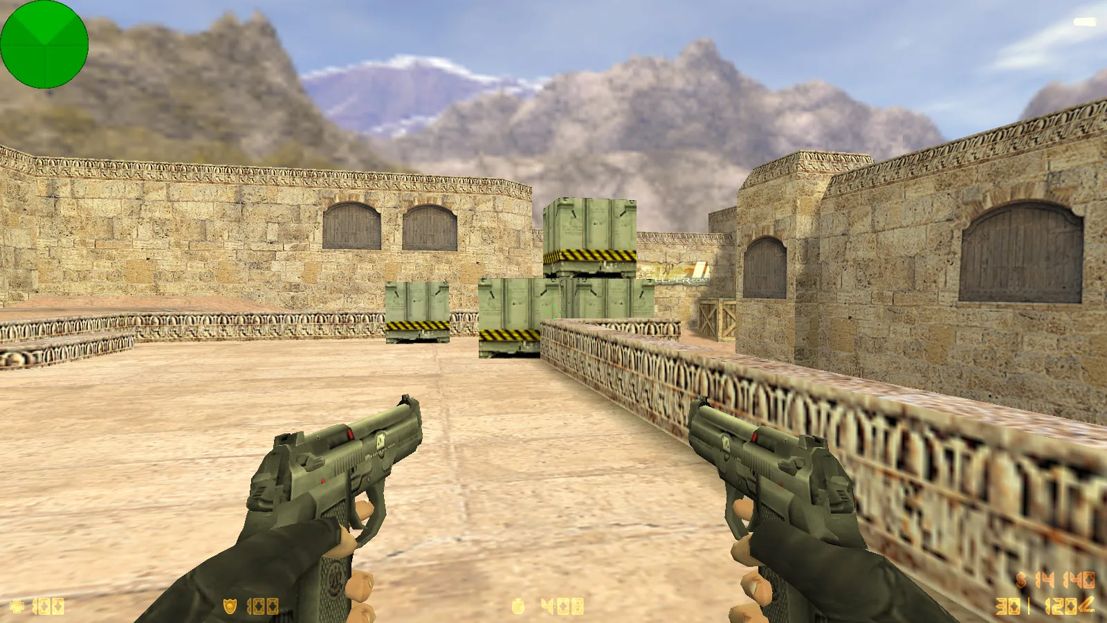 Скриншот  CS 1.6 от Demix: черное меню, новые перчатки и оптимизированный config.cfg