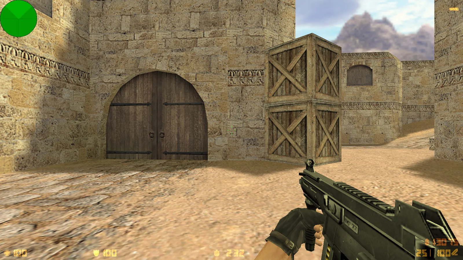 Скриншот  CS 1.6 от Demix: черное меню, новые перчатки и оптимизированный config.cfg