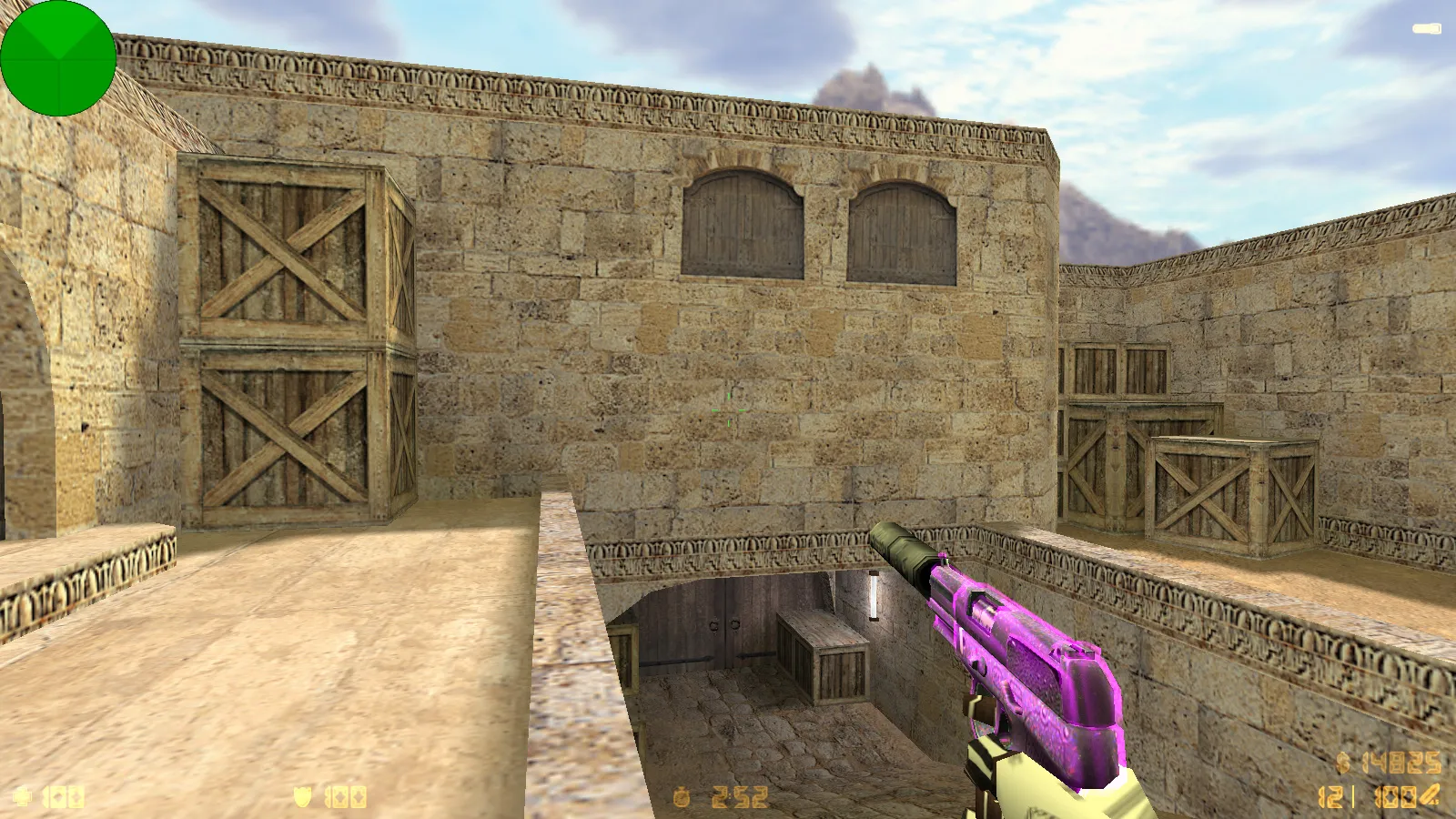 Скриншот  CS 1.6 от Detrick: блогерская сборка с 5 апгрейдами, оружием v_/p_/w_ моделями, темной темой и оптимизированным конфигом