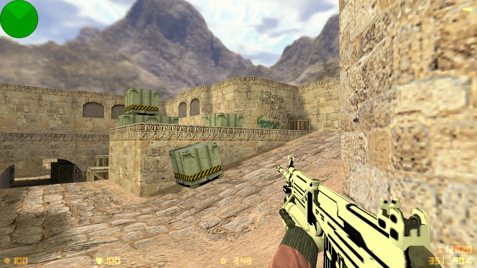 Скриншот  CS 1.6 от Detrick: блогерская сборка с 5 апгрейдами, оружием v_/p_/w_ моделями, темной темой и оптимизированным конфигом