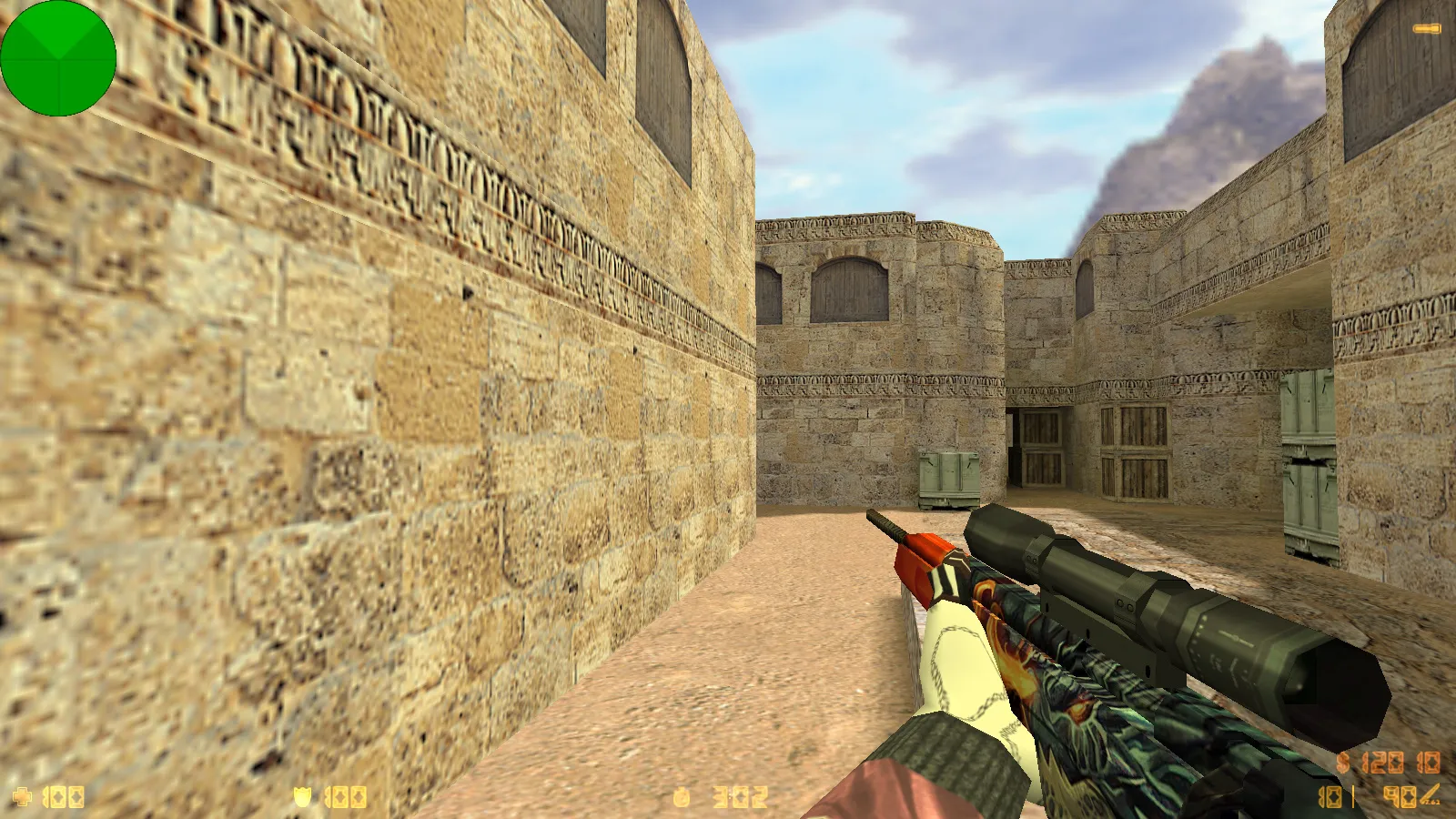 Скриншот  CS 1.6 от Detrick: блогерская сборка с 5 апгрейдами, оружием v_/p_/w_ моделями, темной темой и оптимизированным конфигом