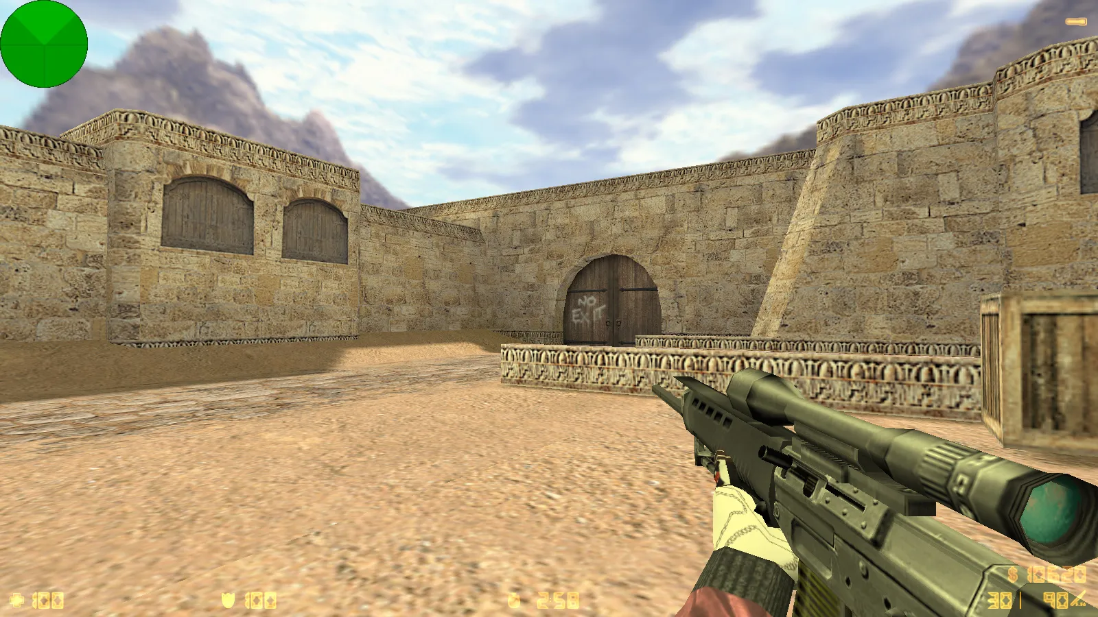 Скриншот  CS 1.6 от Detrick: блогерская сборка с 5 апгрейдами, оружием v_/p_/w_ моделями, темной темой и оптимизированным конфигом