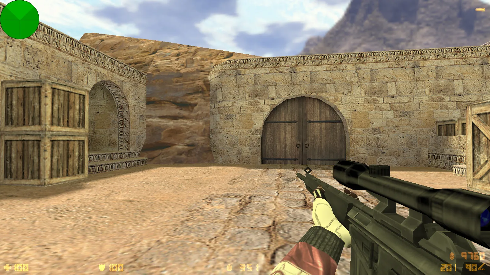 Скриншот  CS 1.6 от Detrick: блогерская сборка с 5 апгрейдами, оружием v_/p_/w_ моделями, темной темой и оптимизированным конфигом