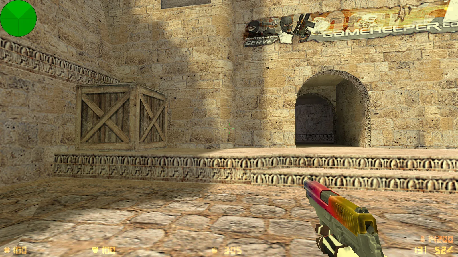 Скриншот  CS 1.6 от Detrick: блогерская сборка с 5 апгрейдами, оружием v_/p_/w_ моделями, темной темой и оптимизированным конфигом