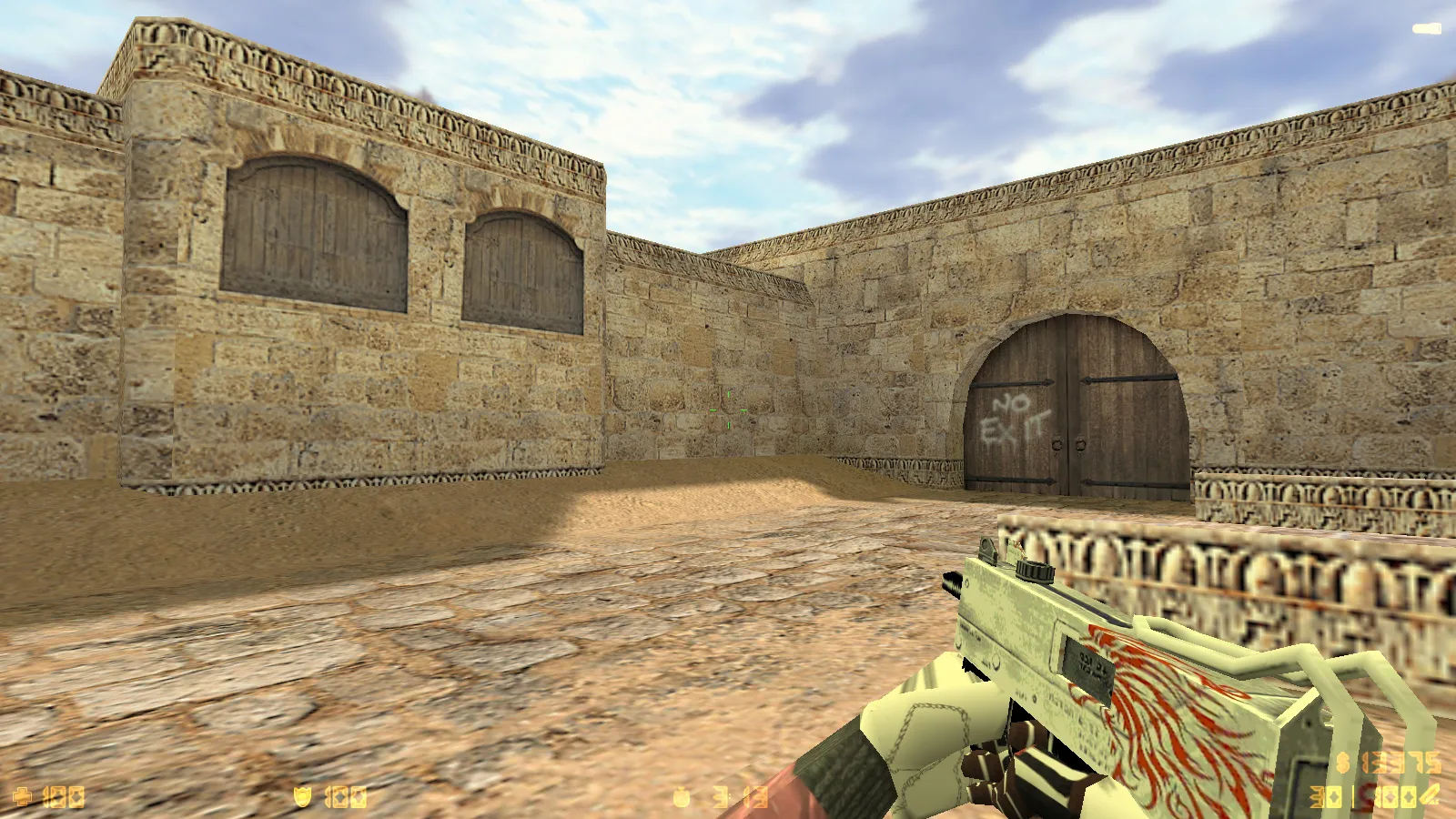 Скриншот  CS 1.6 от Detrick: блогерская сборка с 5 апгрейдами, оружием v_/p_/w_ моделями, темной темой и оптимизированным конфигом