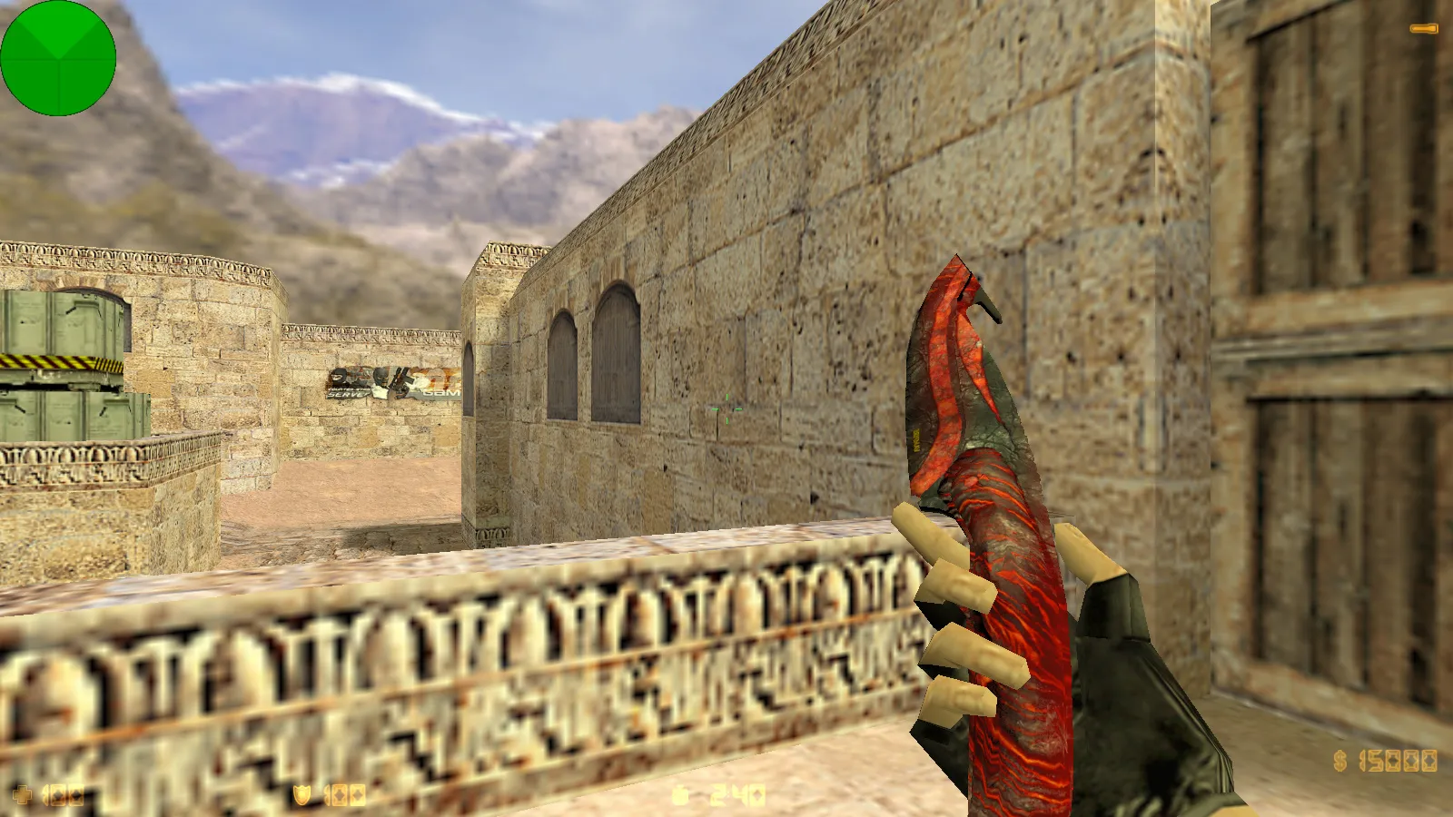 Скриншот CS 1.6 от Dmitriy Pozzitiv: блогерская сборка с 6 улучшениями, 30 скинов оружия, звуками, темой меню и оптимизированным конфигом