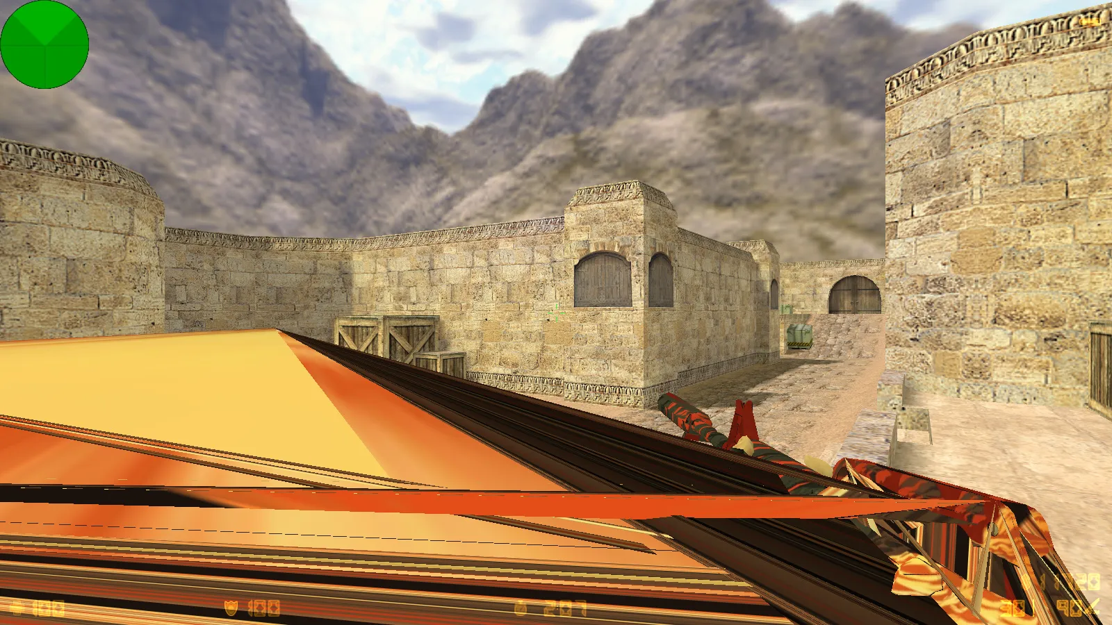 Скриншот CS 1.6 от Dmitriy Pozzitiv: блогерская сборка с 6 улучшениями, 30 скинов оружия, звуками, темой меню и оптимизированным конфигом