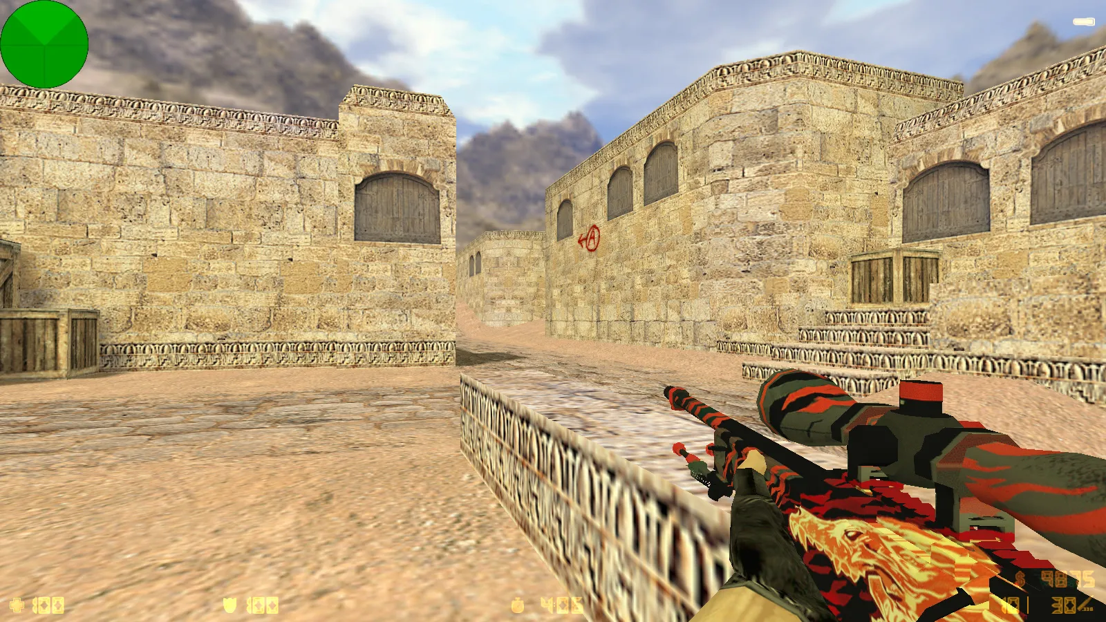 Скриншот  CS 1.6 от Dmitriy Pozzitiv: блогерская сборка с 6 улучшениями, 30 скинов оружия, звуками, темой меню и оптимизированным конфигом