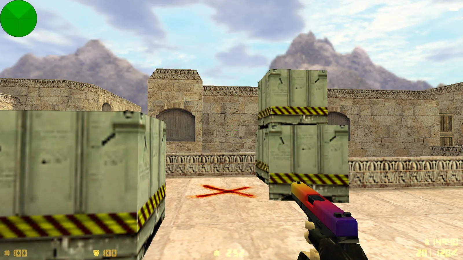 Скриншот  CS 1.6 от Dmitriy Pozzitiv: блогерская сборка с 6 улучшениями, 30 скинов оружия, звуками, темой меню и оптимизированным конфигом