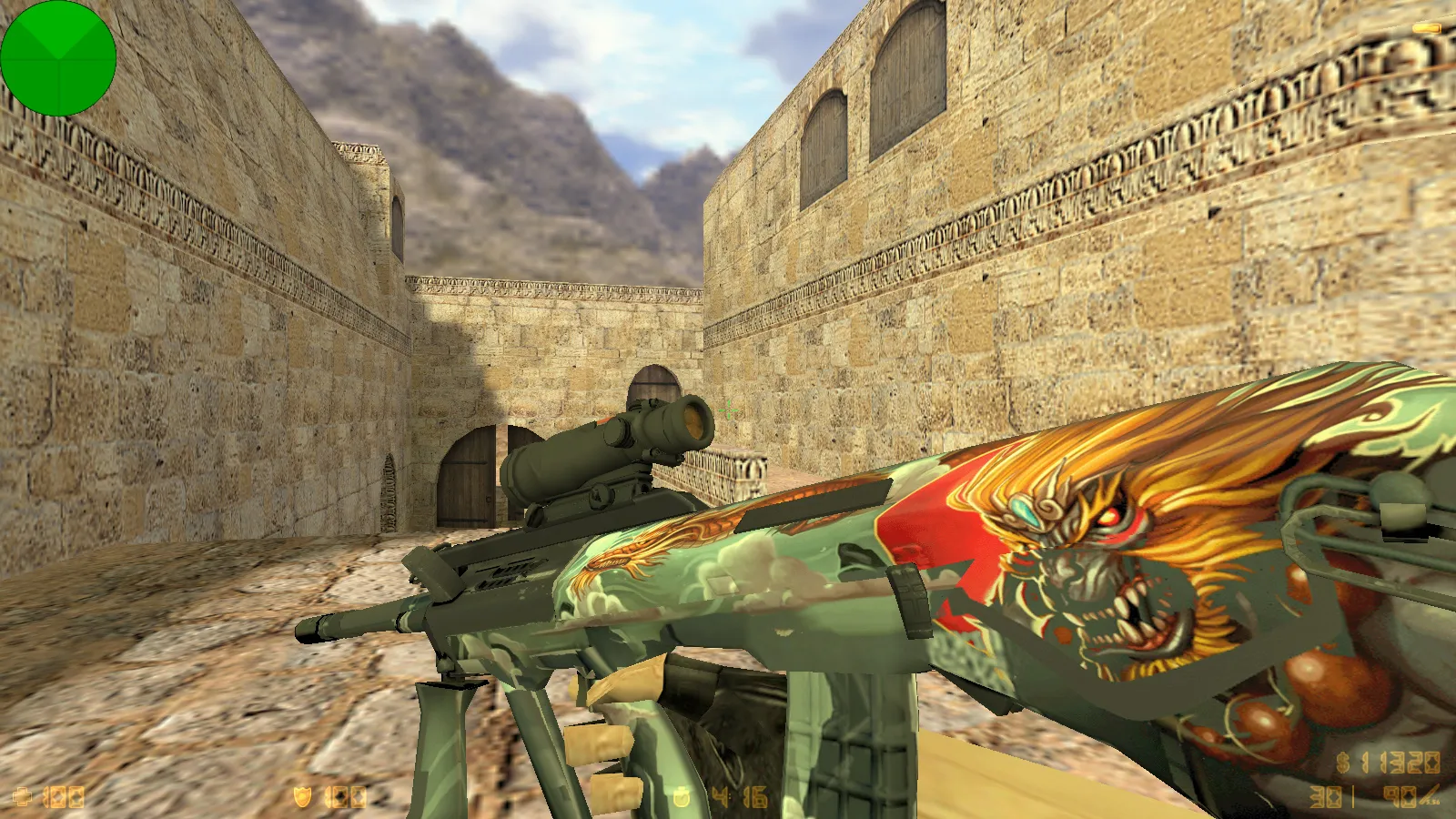 Скриншот  CS 1.6 от Dmitriy Pozzitiv: блогерская сборка с 6 улучшениями, 30 скинов оружия, звуками, темой меню и оптимизированным конфигом