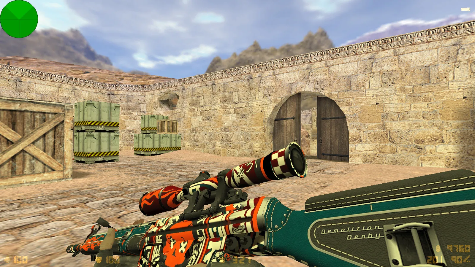 Скриншот  CS 1.6 от Dmitriy Pozzitiv: блогерская сборка с 6 улучшениями, 30 скинов оружия, звуками, темой меню и оптимизированным конфигом