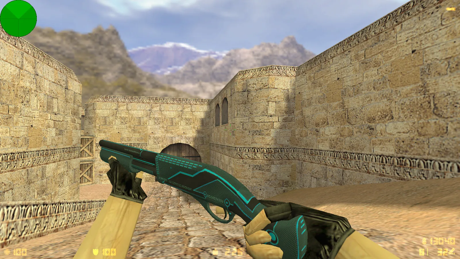 Скриншот  CS 1.6 от Dmitriy Pozzitiv: блогерская сборка с 6 улучшениями, 30 скинов оружия, звуками, темой меню и оптимизированным конфигом