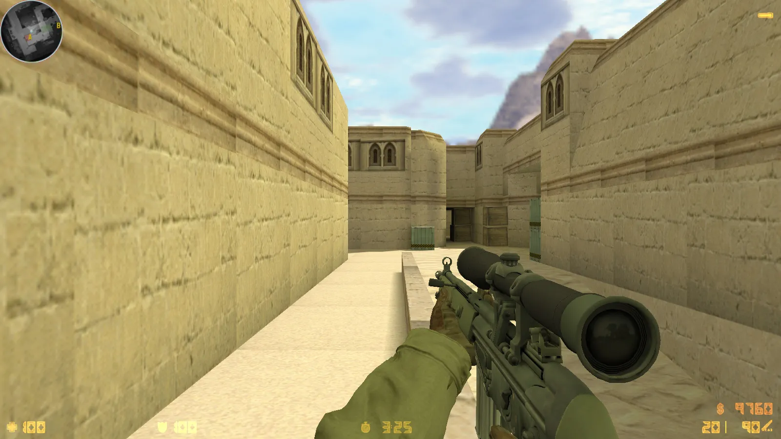 Скриншот  CS 1.6 Dragon World — сборка с 9 правками, скины на оружии, черное меню, звуки, текстуры и оптимизированный config.cfg