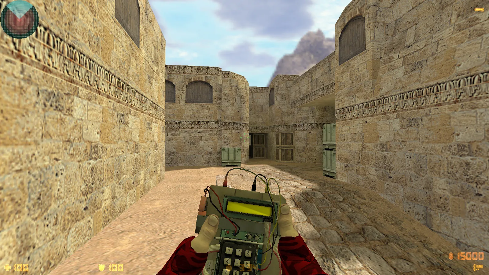 Скриншот  CS 1.6 DreamHack: скины оружия v_ p_ w_, красно-синие модели, темное меню и оптимизированный конфиг