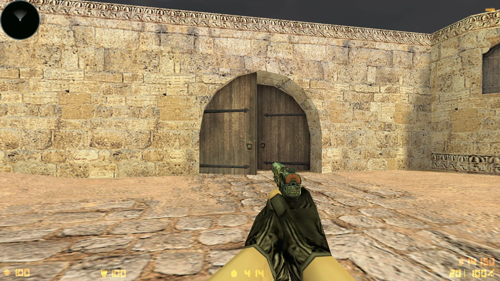 Скриншот  CS 1.6 «Грезы и кошмары» — сборка с 9 аддонами, скинами, красно-синими моделями и темной темой меню