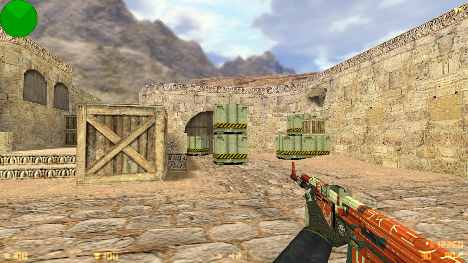 Скриншот CS 1.6 от Easy Style: блогерская сборка с 6 апгрейдами, 29 скинами, звуками, меню и оптимизированным конфигом