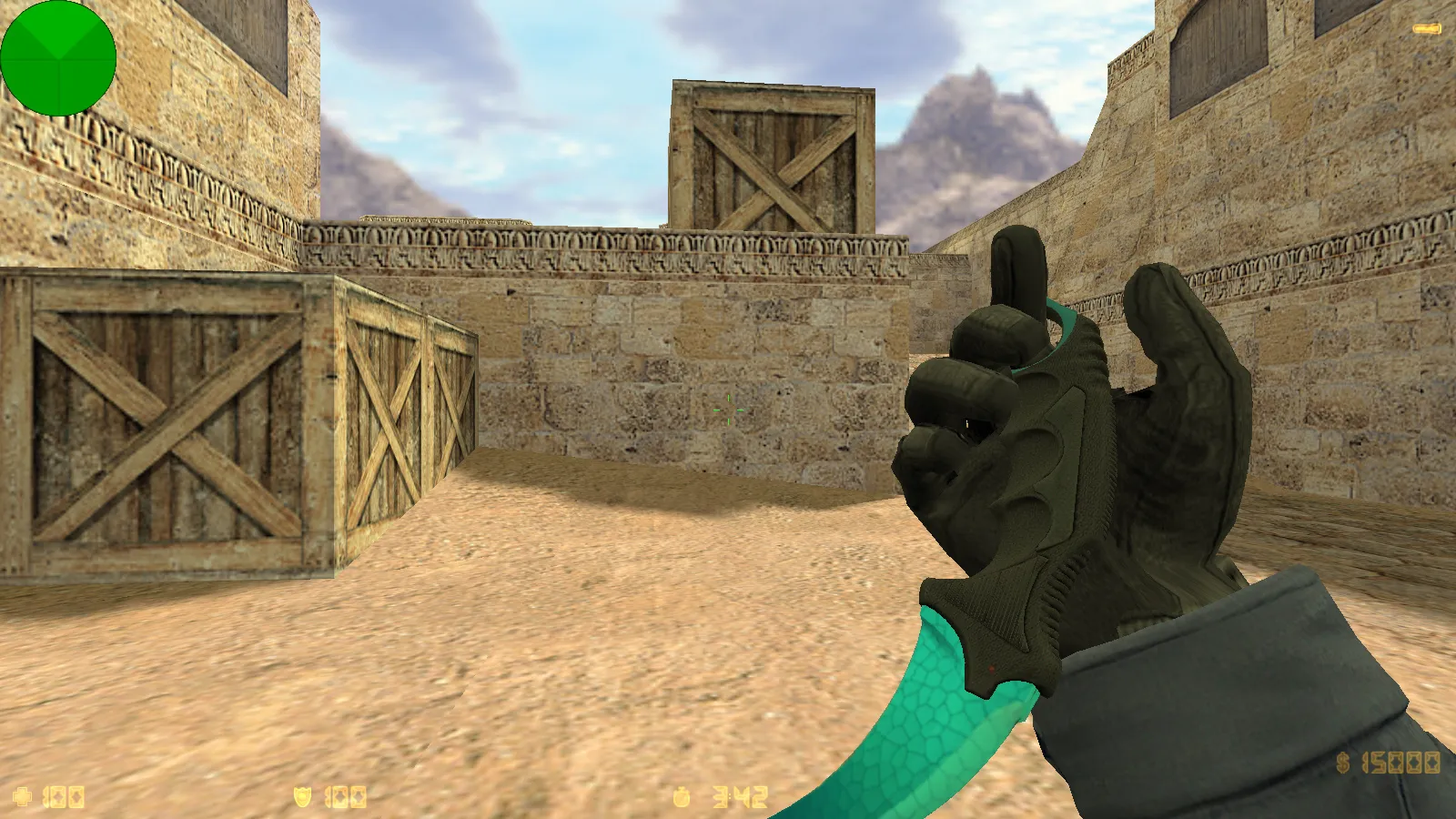 Скриншот CS 1.6 от проекта EBVK: блогерская сборка с 6 новшествами, скинами оружия, цветными моделями, темной темой меню и оптимизированным конфигом