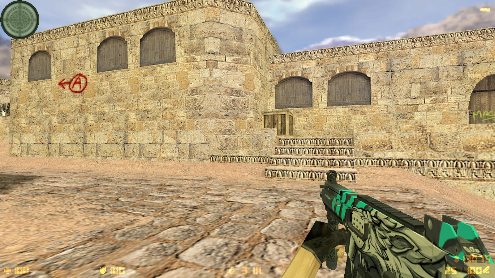 Скриншот  CS 1.6 от Egi Show: блогерская сборка с 8 новинками, скинами, моделями T и CT, звуками, меню и оптимизированным конфигом