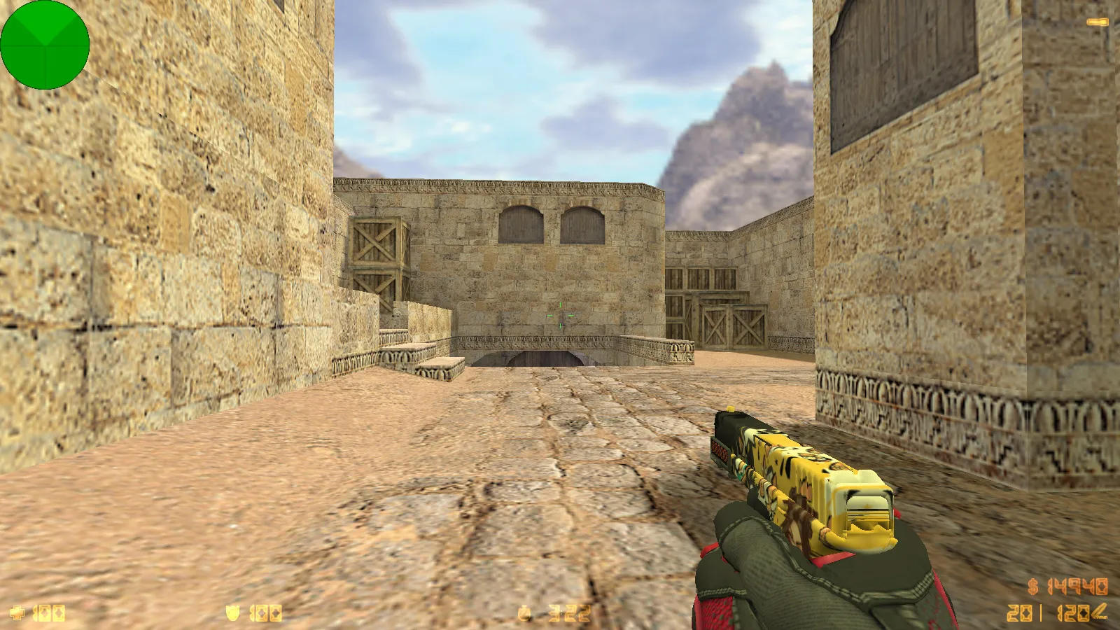 Скриншот  CS 1.6 от Электроника: сборка с 29 скинами, перчатками, цветными моделями, темной темой и оптимизированным конфигом