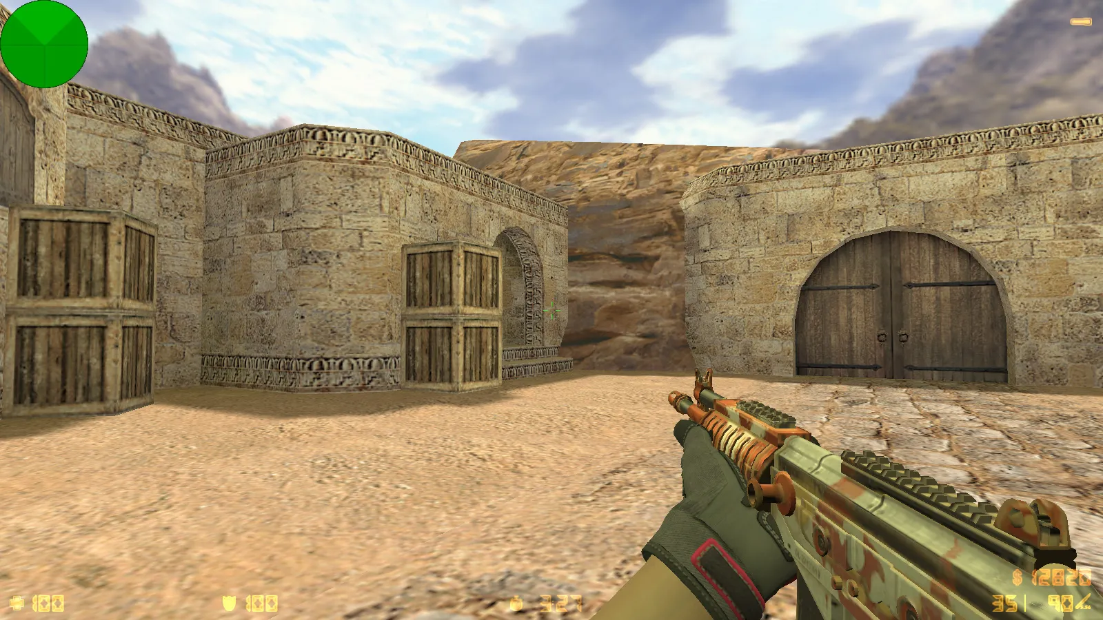 Скриншот  CS 1.6 от Электроника: сборка с 29 скинами, перчатками, цветными моделями, темной темой и оптимизированным конфигом