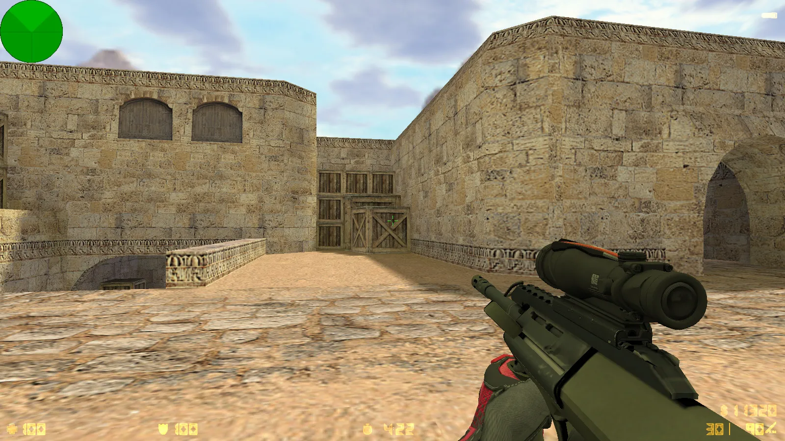 Скриншот  CS 1.6 от Электроника: сборка с 29 скинами, перчатками, цветными моделями, темной темой и оптимизированным конфигом