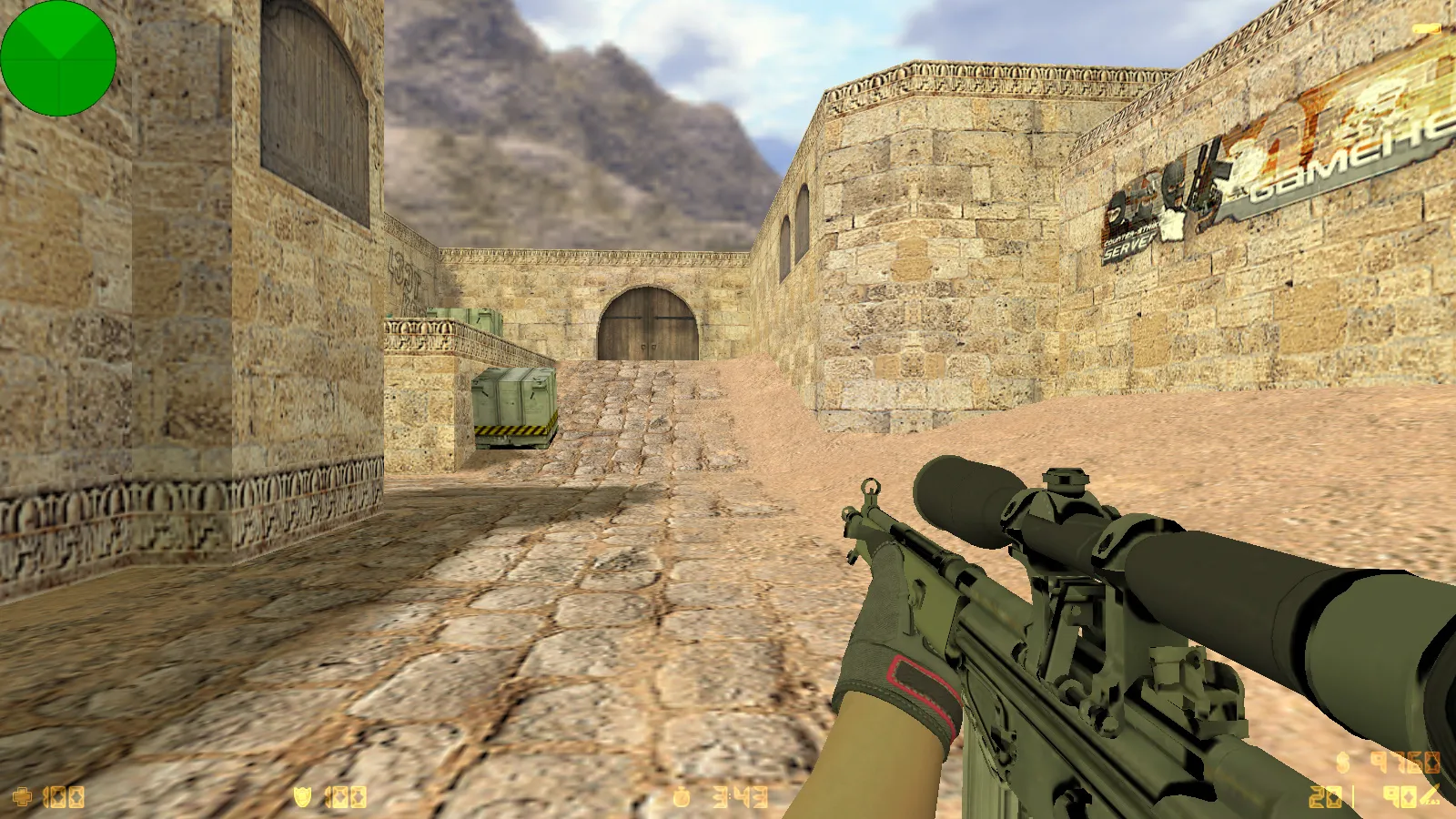 Скриншот  CS 1.6 от Электроника: сборка с 29 скинами, перчатками, цветными моделями, темной темой и оптимизированным конфигом