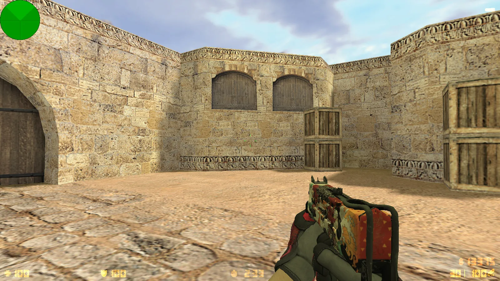 Скриншот  CS 1.6 от Электроника: сборка с 29 скинами, перчатками, цветными моделями, темной темой и оптимизированным конфигом