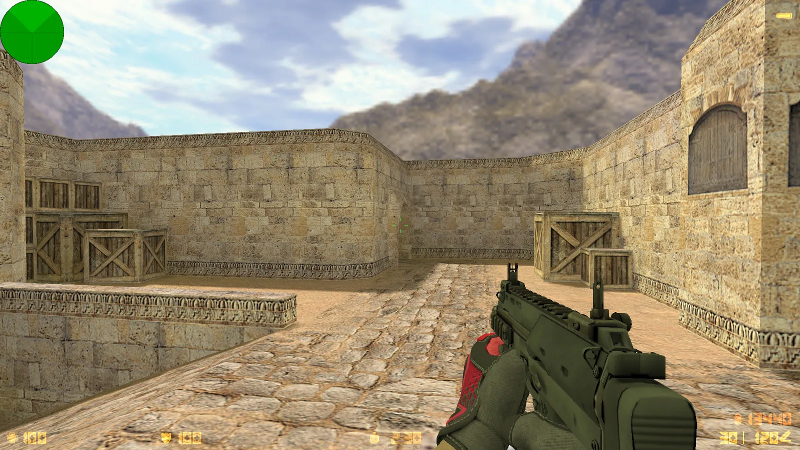 Скриншот  CS 1.6 от Электроника: сборка с 29 скинами, перчатками, цветными моделями, темной темой и оптимизированным конфигом